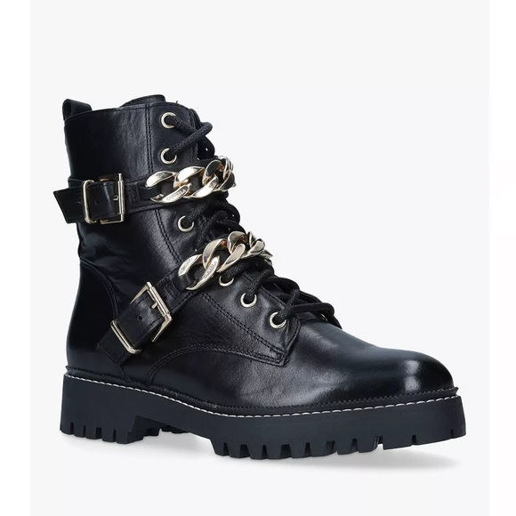 New Carvela Salute Chain Moto Boots - Picture 2 of 9